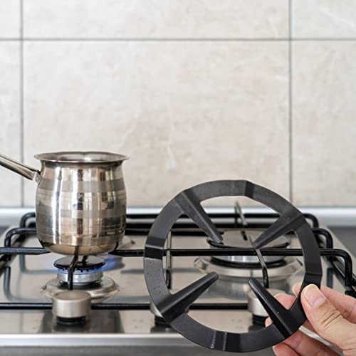 6 Peças Tripé De Fogão a Gás Posto De Gasolina Cremalheira Do Fogão a Gás Anel Wok Forno Suporte Wok