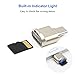 Micro SD Card Reader, USB C to SD Card Reader, Type C TF Memory Card Reader with USB C to USB Adapter, Mepsies USB OTG Card Reader for Laptops, MacBook, Galaxy Phones and More