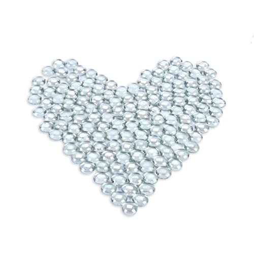 GasSaf Transparente Feuerglasperlen für Feuerstelle, Kamin, ersetzt vorhandene Gasscheite und Lavasteine, 1, 9 cm Glas (4, 5 kg) (kristallklarer Glanz)-3