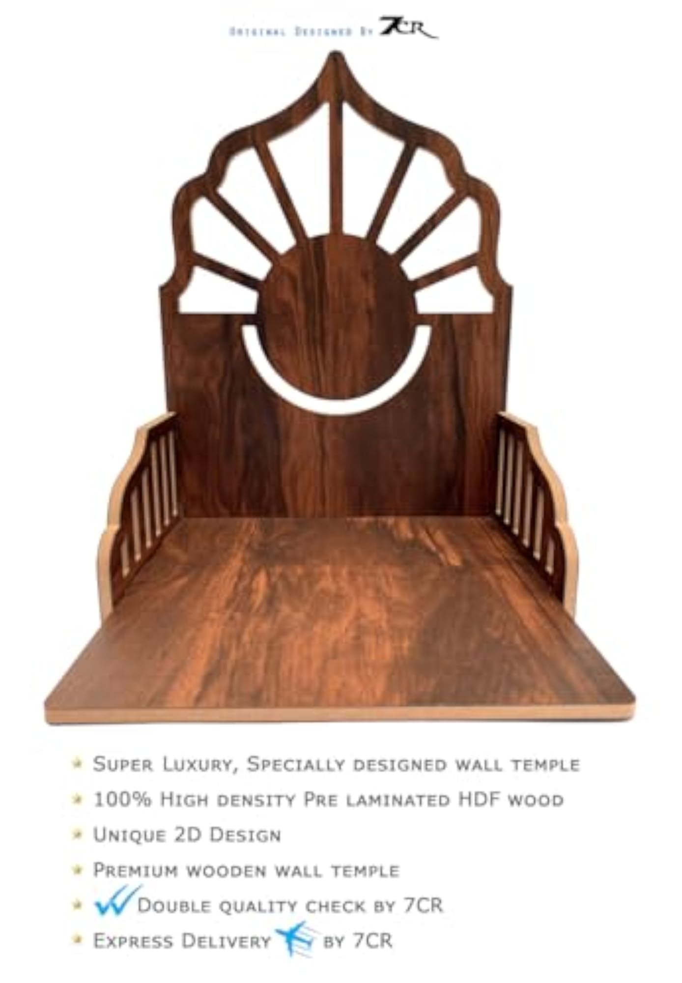 DIY Engineered Wood Home Temple, Christian Prayer Shelf