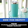 12 Ct of 20 Oz Two-Tone Himalayan Stainless Steel Tumbler with Lid White Customizable Insulated Cups for Water, Coffee, Hot & Iced Drinks Great for DIY, Events, Work
