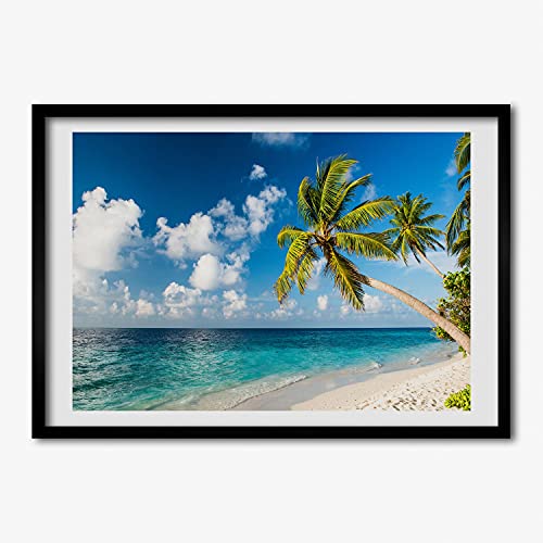 Affiche Tableau Décoratif 70x50 cadre photo paysage marin pour embellir un bureau moderne