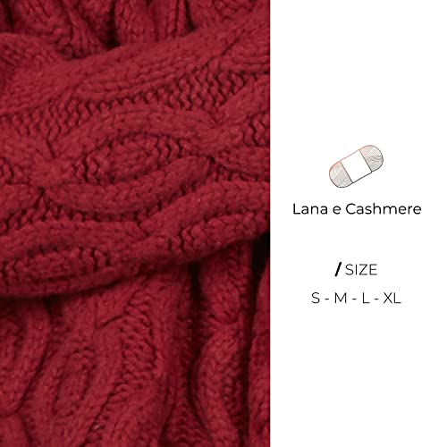 Brunella Gori Maglione Pullover Dolcevita Motivo