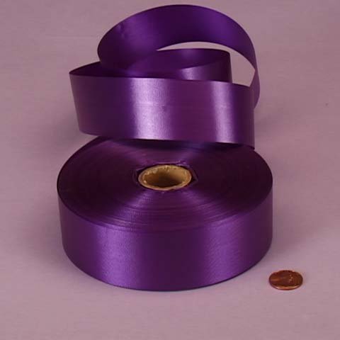 Purple Embossed Poly Satin Ribbon, 4433780