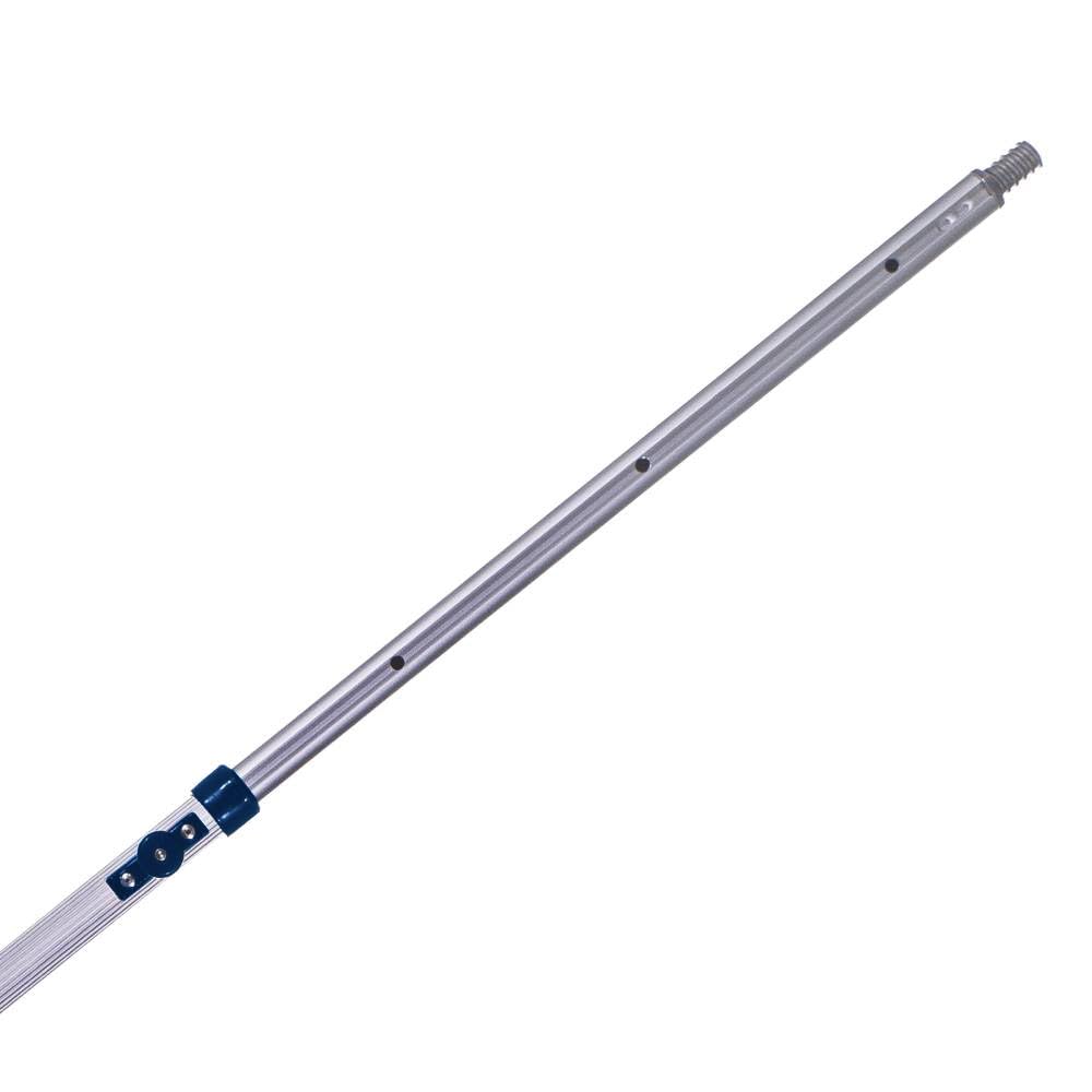 Manche télescopique aluminium - 4.5 mètres - Gris
