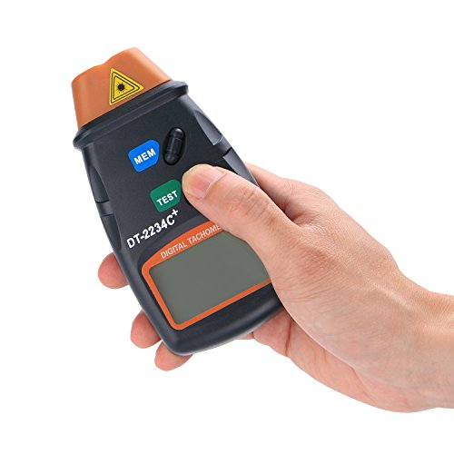 Agptek® Professional Digital Laser Photo Tachometer Non Contact Rpm Tach #TOP6