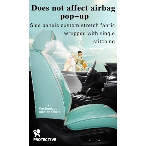 Couvre coussin auto PU antidérapant pour protéger les sièges de Jetta et Passat - 3