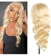 Aaliweya 613 Lace Front Wigs Human Hair 613 Blonde 13x4 Body Wave HD Transparent Lace Frontal Wig...