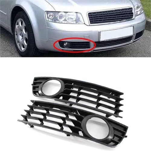 Rejilla de luz antiniebla derecha para parachoques delantero de coche compatible con A4 B6 2