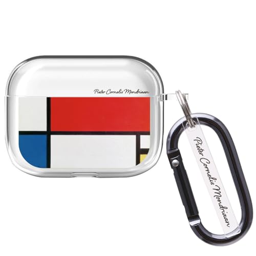 ONLYOU Airpods pro3 Ή P[X  ؍ 킢 TPU \tgP[X G A[g CXg Composition with Red Blue and Yellow hA  NA GA|bh GA|bY v