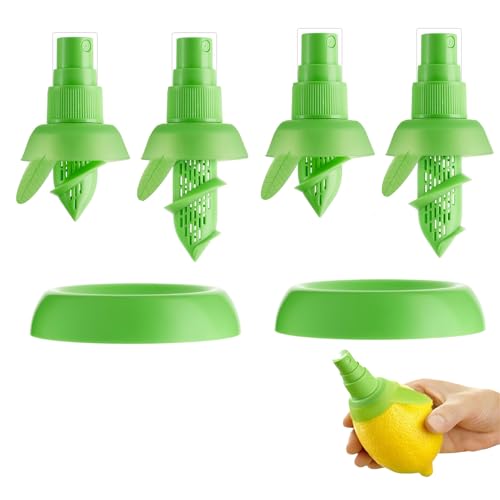 ANDARS Spremi Agrumi Manuale, Spremi Limone Manuale - Set da 4 Pezzi | con Base Rotonda e Base Antiscivolo | Spremiagrumi Manuale per Limoni, per Limoni, Arance e Altri Agrumi