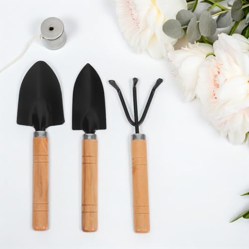 Set de 3 herramientas de jardinería para plantas y flores miniatura 7
