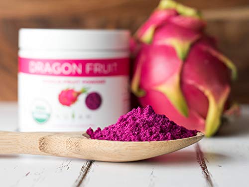 KOYAH - Organic Freeze-dried Pink Dragon Fruit Powder (1 Scoop = 1/4 Cup Fresh): 30 Servings (often called Pitaya), 180 g (6.35 oz) - Thumbnail 3