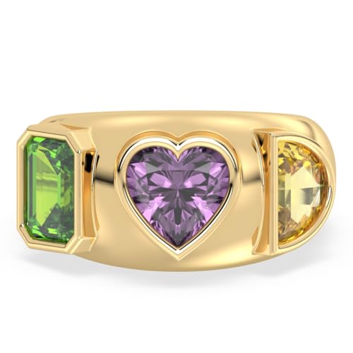 Talula Trio WFXg[O 14KS[hbL 925Vo[x[Zbg, 9.6x11.2mm, ΃X^[OVo[B, AWXg Vg yhbg