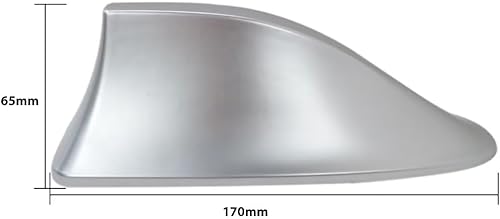 Miniatura 2 de Gxcdizx Cubierta de antena de techo de aleta de tiburón plateado para Hyundai Sonata-Elantra Ebony 2015-2019