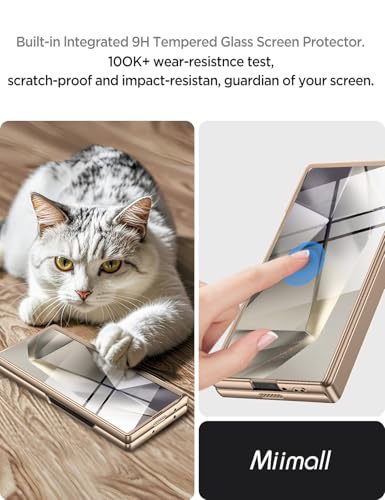 Coque Samsung Fold 6 robuste anti-rayure avec support réglable et protection charnière - 3