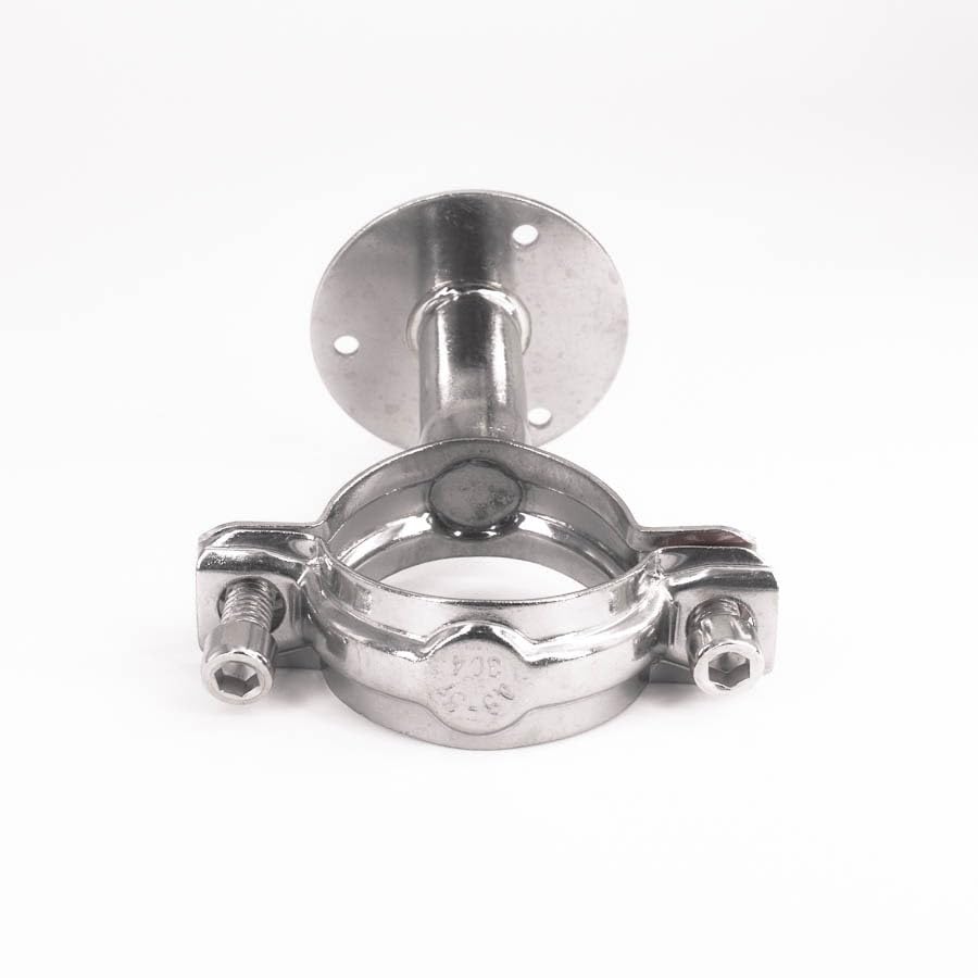1 pz 12-108mm 3/4 "-4" Staffa di Supporto for Tubo Morsetto 1-1/2 "38mm Clip Con Piastra Base In Acciaio Inox 304 for La Produzione Birra L = 50mm(Fit OD 32-34mm)