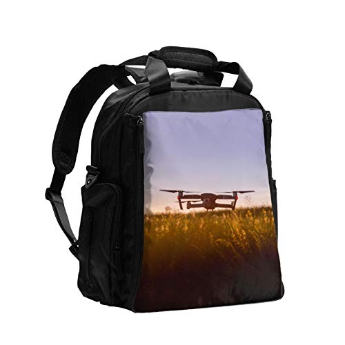 Grassland Drohne Damen Wickelrucksack Große Kapazität Baby Windelrucksäcke Pflege für Reisen Multifunktional Mode