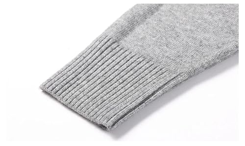 Men V-Neck Pullover Knitted Casual Long Sleeve Knitted Pullover Sweater4