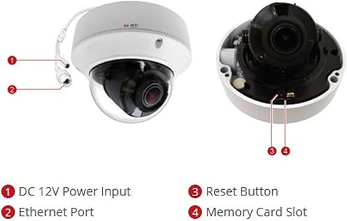 Miniatura 2 de ACTi Z83 2MP Outdoor Zoom Dome con DN, IR adaptativo, WDR superior, SLLS, lente zoom 4.3x, f2.0.315-0.472 in, enfoque automático, H.265H.264,