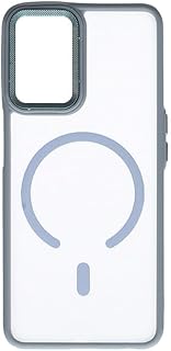 جراب حماية خلفي مغناطيسي من السيليكون الصلب لموبايل أوبو a54 شبكة الجيل الرابع 4G وa55 وa16 موديل CFSBAT3-597، لون بيبي بلو