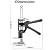 Handheld Tile Leveling System- All-Steel Tile Height Regulator, Viking Arm Precision Clamping Tool Wall Leveling Lifting Construction Precision Locator for Walls, Floors, Doors, Cabinet (A)