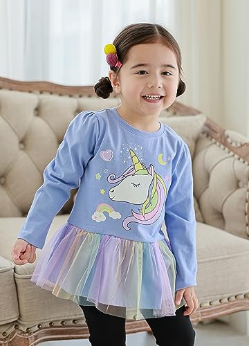 Image of Little Girls Casual Cotton Top Graphic T-Shirts Kids & Toddler