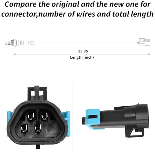 Sensor de oxígeno DOSKJOK 234-4332 compatible Corvette 2005-2013 miniatura 2