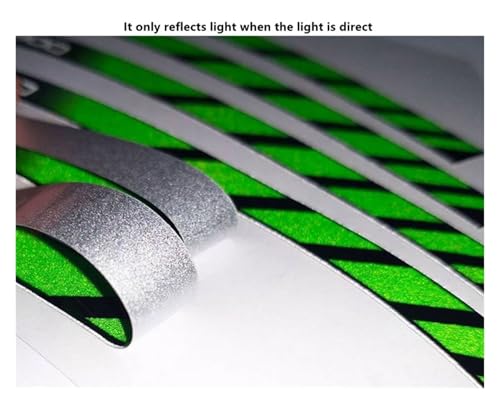 Autocollants Roue Moto Réfléchissants pour Z1000SX Bande Jante Imperméable Style 1 - 3
