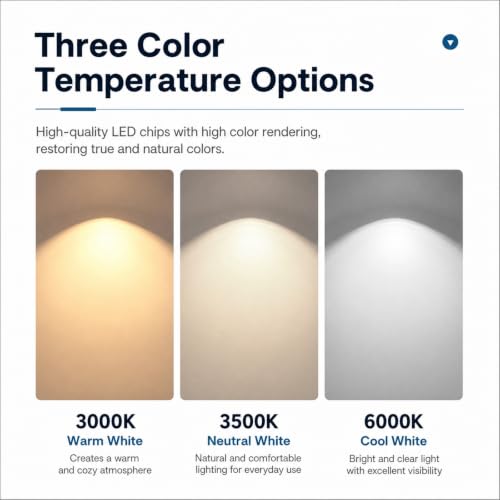 Ventilador de techo LED con temporizador y 3 modos de color ajustables 3