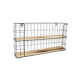 Material: Metall, Holz | Farbe: Schwarz, Natur