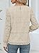UNCOOYEE Blouses for Women Dressy Casual Work Going Out Eyelet Square Neck Puff Long Sleeve Embroidered Lace Crochet Boho Tops Trendy Fall Fashion 2025 Beige Small