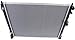 Radiator Compatible with CADILLAC CTS 2008-2014 Automatic Transmission 3.0L/3.6L Engine with Direct Fuel Injection
