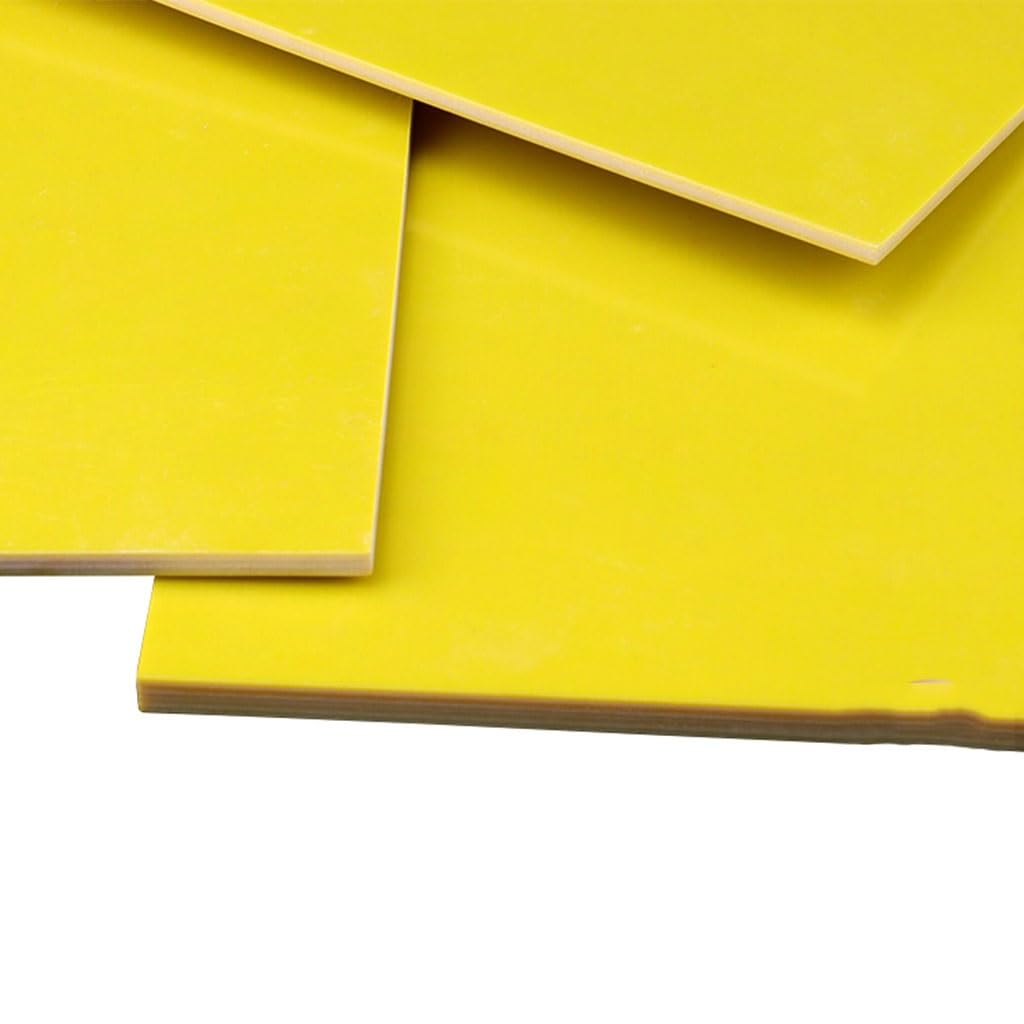 CKSEKD 3240 Fiberglass Fiber Glass Sheet, 200x200mm Thickness 0.5-5mm Epoxy Plate for DIY Circuit Insulation Board (Color : 2mm 3pcs, Size : 200x200mm)