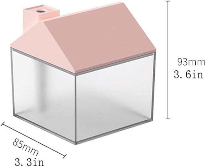 Humidifier Mini humidifier Small Rechargeable Dormitory Student Office Desktop House Portable humidification Fresh Little House Three-in-one humidifier Mist Humidifier (Color : Blue) (White)