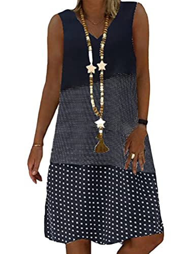 Minetom Donna Estivo Vestito da Spiaggia Casuale