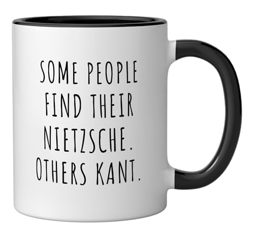 Taza de cerámica con diseño filosofía y frase divertida 11 oz miniatura 2