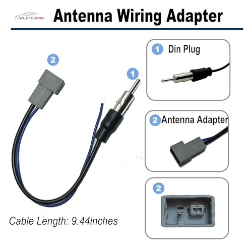 Aftermarket Radio Wiring Harness for Honda 2006-2014 Select, Car Stereo Wiring Harness with Antenna Adapter for Civic 06-11, CR-V 07-11 Odyssey Insight Acura RDX MDX 17Pin Radio Wire for Car Stereo by WildTundra - Used condition - Image 5