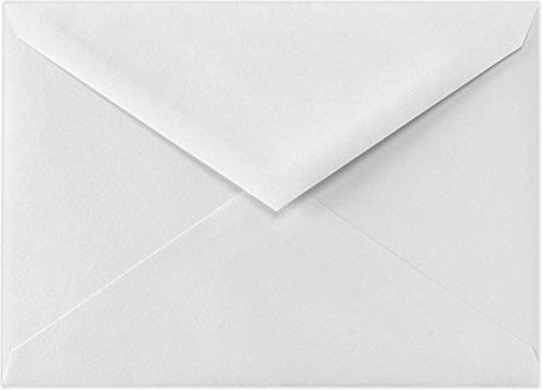 Enveloppes opaques 5x7 blanc lumineux pour cacher vos invitations