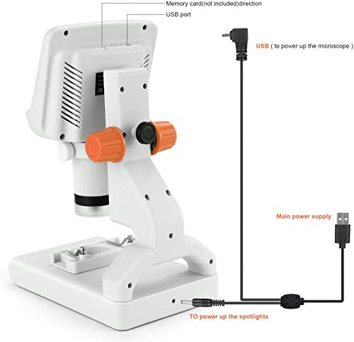 Andonstar 200X Child Digital Microscope Ad205 Home School Educational Biology Portable For Kids Observation 1080P Hd #TOP3