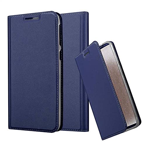 Cadorabo Funda Libro para HTC Desire 820 en Classy Azul Oscuro   Cubierta Proteccíon con Cierre Magnético, Tarjetero y Función de Suporte   Etui Case Cover Carcasa