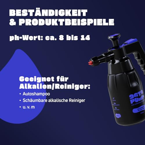 OctoFoam Clean 750 | Premium-Schaumsprüher mit Zerstäuber | 750 ml | Geeignet für alkalische Medien und Reiniger | Haus, Garten, Werkstatt und Industrie | Made in Germany