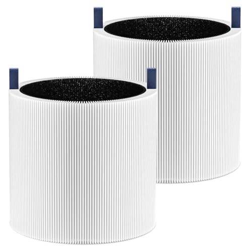 2 Pack Mini Max Air Filter Replacement, Filter Compatible with BLUEAIR Blue Pure Mini Max Air Purifier, True HEPA H13 + Activated Filter