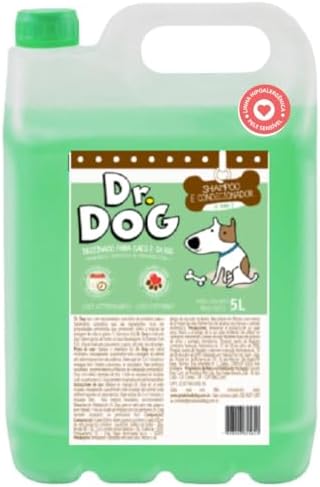 Shampoo & condicionador para Cachorros e Gatos Dr Dog 5x1 5 Litro...