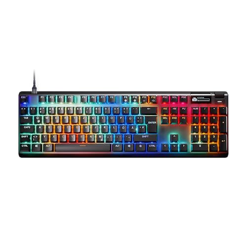Apex Pro Gen 3, Tastiera Gaming HyperMagnetic, OmniPoint 3.0 switch ipermagnetici, Attuazione regolabile, Innesco rapido, Tocco rapido/SOCD, OLED, RGB, USB-C, DE Layout QWERTZ - Tastiera gaming - Immagine 7
