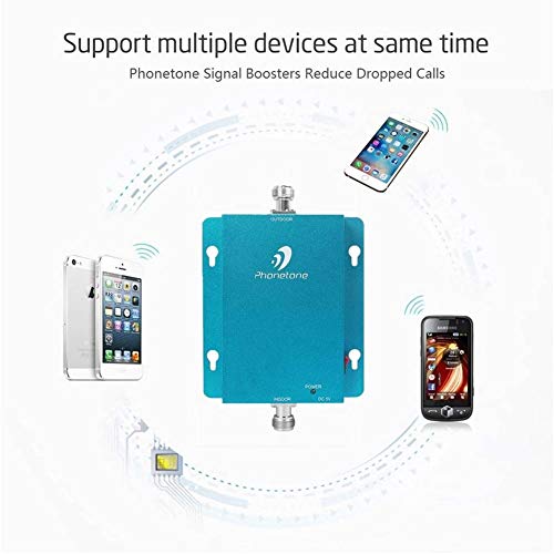 Cell Phone Signal Booster For Hous Cottage Band 5 850Mhz Signal Repeater For At&T Cricket H2O Wireless Straight Talk U.s. Cellular | Boost 4G Lte 3G | Up To 1,000 Sq Ft #TOP1