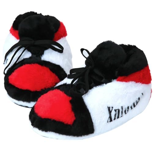 Slippers for Women and Men Fuzzy Fluffy Sneaker Slippers Comfy Warm Cozy House Plush Lounging Slippers Slip-on Indoor Outdoor