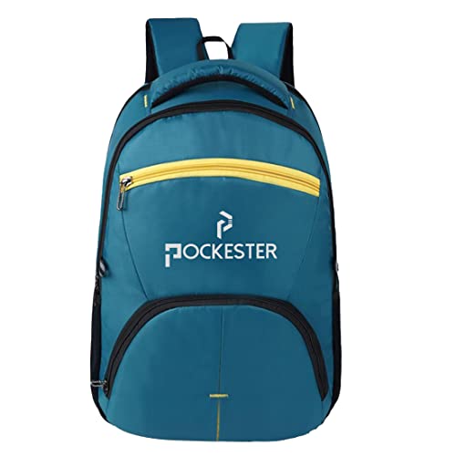 Pockester Large 30 L Laptop/Office/College/School/Travel Unisex Backpack (Compatible with 15.6 inch laptop) (Teal) (B0C47FT2RR) Amazon Price History, Amazon Price Tracker