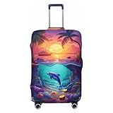 Uso versatile: sia per affari che per viaggi, i nostri copribagagli con delfini hawaiani sono la scelta ideale per mantenere i tuoi effetti personali al sicuro. Adatto per la maggior parte delle valigie.