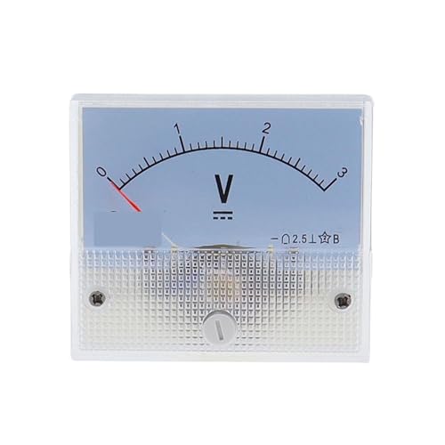 Voltmètre analogique 85C1 jauge de tension DC 3V pour tableau électrique